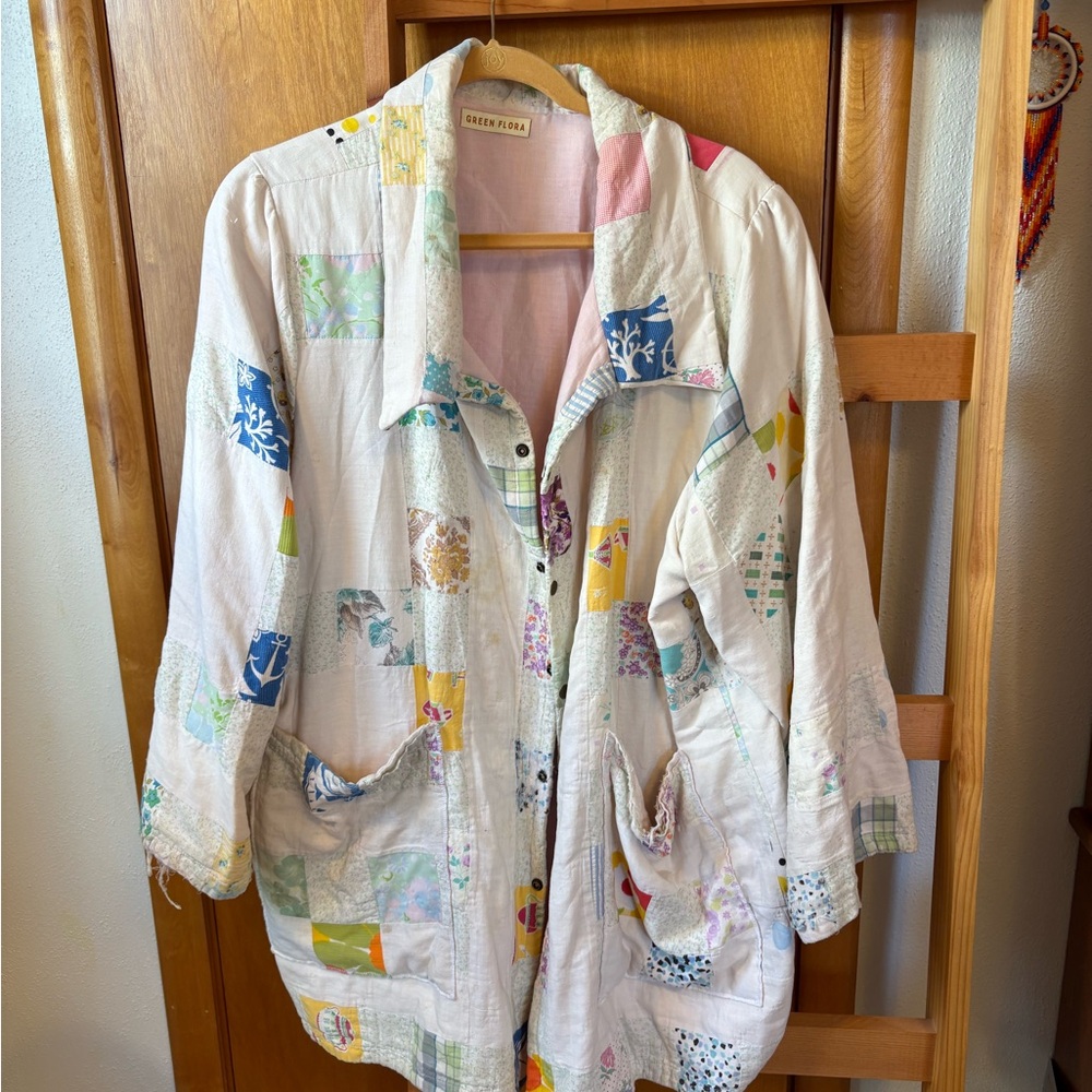 Patchwork Quilted Jacket - image 1